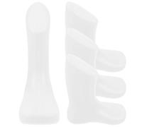 SOLUSTRE 4piezas Maniquí Infantil Modelo para Exhibición de Zapatos y Calcetines Soporte Plástico Blanco para Tienda y Escaparate