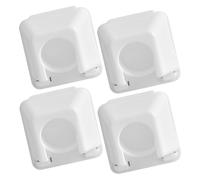SOLUSTRE 4piezas Soporte De Varilla para Cortinas Soporte Telescópico Sin Perforaciones para Barra De Cortina para Baño o Cocina
