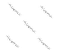 SOLUSTRE 5 Piezas Guirnalda de Ramas Negras de Halloween Decorativo de Plástico para Decoración de Pared Techo y Ventanas para Fiestas de y Acción de Gracias Uso Interior y Exterior