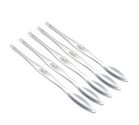SOLUSTRE 5 piezas Tenedores de Cangrejo y Langosta Inoxidable Herramientas para Comer Utensilios para Pelar y