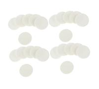 SOLUSTRE 50 Almohadillas de Algodón para Aromaterapia en Colgantes, Diseño Portátil y Buena Absorción, Ideales para Usar Aceites Esenciales y Disfrutar en Cualquier Lugar