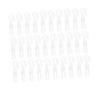 SOLUSTRE 50 Piezas Ganchos para Varillas de Persianas de Aleación Diseño Elegante y Minimalista Resistentes y Fáciles de Instalar Accesorios Prácticos para Estores y Cortinas