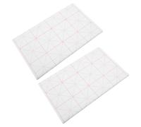 SOLUSTRE 50 Piezas Papel Xuan Blanco para Práctica de Caligrafía con Pincel Chino, 28 Cuadrículas, Tamaño 65.5x37.8 Cm, Diseño Auténtico para Estudiantes y Principiantes en Shodo