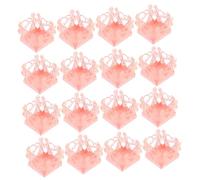 SOLUSTRE 50piezas Cajas De Envoltorios De Chocolate Diseño De Corazón Para Bodas y Fiestas Decorativo Para Dulces y