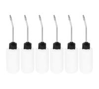 SOLUSTRE 6 Botellas de Aceite para Máquina de Coser de 120 Ml, Botella Dispensadora de Plástico con Boquilla Larga para Lubricación Precisa, Engrasador Portátil para Máquinas Reutilizable