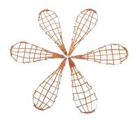 SOLUSTRE 6 Piezas Adornos Colgantes de Bambú para Árbol de Navidad de Decorativas para Festivo Elegantes y Resistentes