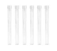 SOLUSTRE 6 Piezas Frascos Transparentes para Incienso con Tapa Sellada Almacenamiento Versátil para Varillas Azúcar y Muestras Protección contra Polvo y Insectos Uso Prolongado