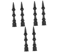SOLUSTRE 6 Piezas Hermosa costura boca puntiaguda universal reemplazo flexible herramienta rotativa herramienta de lechada boquilla de puntas de calafateo importante calafatear extender AbS