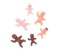 SOLUSTRE 60 Piezas Mini Bebés de Plástico para Shower para Decoración y Diversión Fiestas para Mi Agua Rompió y de