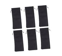 SOLUSTRE 6piezas Bolsa para Envasar Vino Tinto de Arpillera de Obsequio Reutilizables para Botellas de Vino Cordón para Obsequio de Cumpleaños