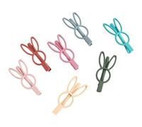 SOLUSTRE 7 Horquillas de Conejo de Hierro Decorativas Accesorio para Peinados Variados Cabello, Elegantes y Bonitas Color Aleatorio Ideales para Niñas y Mujeres