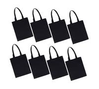 SOLUSTRE 8 Piezas Bolsas de Lona Multipropósito para Sublimación y Transferencia Térmica Reutilizables y Lavables para Compras y Proyectos DIY