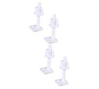 SOLUSTRE 8 Piezas Tornillo De Inodoro Arriba Tornillos De Inodoro para Asiento Reemplazo De Bisagras De Asiento De Inodoro Bisagras De Inodoro Vis Tapa del Inodoro Juego De Tornillos