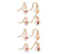 SOLUSTRE 8piezas Difusor De Esencial Para Automóvil Decoración Colgante Botellas De Perfume Vacías Para Aromaterapia Coche Adornos Para Interior De Vehículo Sorpresa Para y