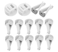 SOLUSTRE Abrazaderas de Plástico Resistentes y Versátiles 25 Clips de Ventilación para Decoración y Sujeción para Aire Acondicionado de Coche en Varias Posiciones del Automóvil