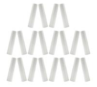 SOLUSTRE Abridor de Ampollas de Vidrio Abs Blanco, Fácil de Agarrar y Evita Vidrios Rotos, 20 Piezas para Salones de Belleza y Clínicas