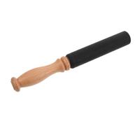 SOLUSTRE Accesorio para Cuenco Tibetano, Mazo de Percusión de Madera Empuñadura Envuelta en PU, para Prácticas de Meditación y Técnicas de Sonido en Yoga