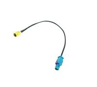 SOLUSTRE Adaptador de Antena Práctico y Conveniente Núcleo de Cobre para Automóvil para Conectar Antena Aérea Estéreo en Coche Negro