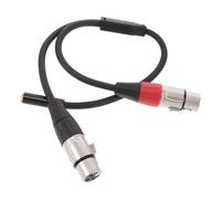 SOLUSTRE Adaptador Xlr Macho a Doble Xlr Hembra 3 Pines Blindaje Doble 30 Cm Cable Audio Divisor Trs 3,5 Mm para Equipo de Grabación y Estudio Profesional