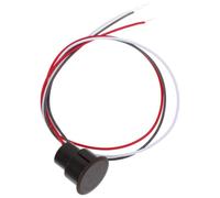 SOLUSTRE Alarma de Puerta Abierta, Timbre de Puerta Sensor de Contacto, Plástico Negro, Salida Nc/no/com, Antirrobo, para Hogares y Oficinas