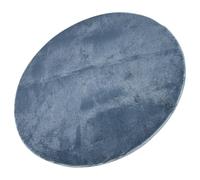 SOLUSTRE Alfombrilla Antideslizante Redonda 1,2 M Gris Cálido para Batería Aislamiento Acústico, Panel Insonorizante de Poliéster y Felpa, Adecuado para Estudio, Hogar y Sala de Música