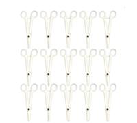 SOLUSTRE Alicates Desechables 15 Piezas para Perforaciones Corporales de Plástico y Silicona Fuertes para Perforar y Aliviar, Ideales para Zona Abdominal y Lengua