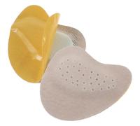 SOLUSTRE Almohadillas Adhesivas Antepié de Tacón Alto, Cómodas y Resistentes al Impacto, Hechas de Cuero y Látex, 1 Par para Zapatos de Mujer