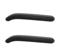 SOLUSTRE Almohadillas Agarre Cómodo en PU Negro 2 Piezas para Reposabrazos y Diseño e Personas Lesionadas de Silla de Oficina para Trabajadores de Oficina