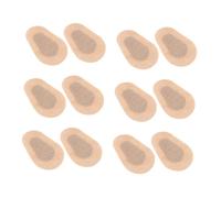 SOLUSTRE Almohadillas Autoadhesivas para Ojos 6 Pares 7,5x5 Cm Transpirable Elásticas para Cuidado Postoperatorio Heridas Cutáneas Estilo Aleatorio