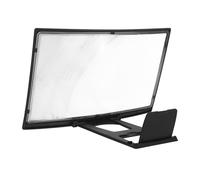 SOLUSTRE Amplificador de Pantalla para Celular con Diseño Curvo y Soporte Plegable, Lupa de Teléfono 3-4 Veces Aumento para Experiencia Inmersiva y Liviana