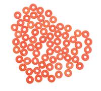 SOLUSTRE Anillos de Goma para Castración de Ganado y Cerdos, 100 Unidades Alta Elasticidad para Procedimientos Veterinarios en Ovejas y Terneros