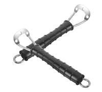 SOLUSTRE Asas Extraíbles para Ollas 2 Piezas, Mango de Repuesto de Bambú Resistente al Calor, Accesorio Desmontable para Cacerolas, Ollas Arroceras y Woks, Mango Ergonómico Antideslizante