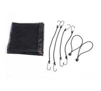 SOLUSTRE Barrera para Perros de Malla Elástica para Coche 115x60 Cm, Red Separadora para Mascotas en Vehículo, Protección Segura para Viajes y Contención en Maletero