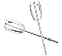 SOLUSTRE Batidor de Huevos 1 Par de Acero Inoxidable Fácil de Sostener y Mezclar, Utensilio Esencial para Repostería y Batir en Recipientes Reutilizable