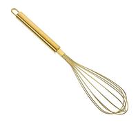 SOLUSTRE Batidor de Huevos Manual Inoxidable Batidor de Cocina Reutilizable Salsas y Repostería Herramienta Práctica para Cocineros y Reposteros