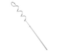 SOLUSTRE Batidor de Pan Manual de Acero Inoxidable para Mezclar Masa Varilla Antiadherente y Manual, Adecuado para Hornear y Utensilios de Cocina Duraderos