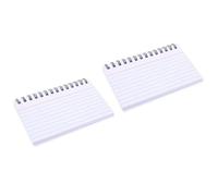 SOLUSTRE Bloc de Notas en Espiral Pequeño 2 Unidades, Tarjetas de Repaso en Color Claro, Papel de Calidad con Diseño Rasgable, Bloc de Notas para Estudiantes y Planificación Escolar