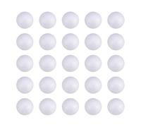SOLUSTRE Bolas Redondas se Pueden Pintar y Lijar 240 de Poliestireno Blanco Ideales para Adornos Navideños para Manualidades y Decoración y Modelado Molecular