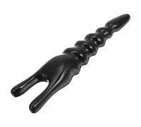 SOLUSTRE Bolígrafo de Masaje Herramienta Multifuncional Tamaño de 7 a 17 Cm en Forma Cuerno Negro para Masaje y Tratamiento de Acupuntura para Mujeres y Hombres