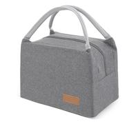 SOLUSTRE Bolsa de Almuerzo Aislada para Trabajo y Picnic Bolsa Térmica Reutilizable de Oxford con Cierre de y Resistentes al Desgaste para y Camping