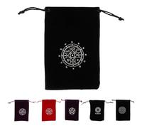 SOLUSTRE Bolsa de Pelusa para Cartas del Tarot Cordón, Bolsa Pequeña para Joyas y Objetos Pequeños, 6 Unidades de Tela Suave, Color Variado, Adecuado para Almacenamiento y Viaje