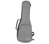 SOLUSTRE Bolsa para Ukelele de 21 Pulgadas y Acolchada Mochila Duradera Gris Correa Ajustable Funda Portátil Resistente a Golpes para Accesorios Musicales