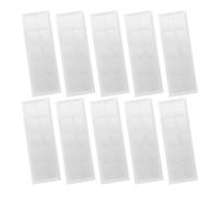 SOLUSTRE Bolsillos Autoadhesivos para Collares de Pvc, Tarjetas Transparentes Compactas para Exhibición y Almacenamiento de Joyería, Paquete de 10 Hojas 100 Piezas