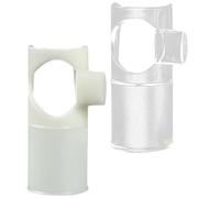SOLUSTRE Boquilla para Flauta Nylon 2piezas Tono C/d para Principiantes, Ayuda para Soplar, Resistente y Precisa para Estudiantes de Flauta