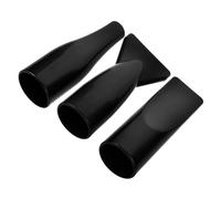 SOLUSTRE Boquilla para Secador de Cabello Negro de Abs 3 Piezas para Peinar, Mantiene el Cabello Sedoso y Distribuye Aire, Compatible Tubo de 4.2cm
