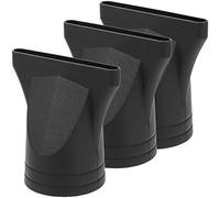 SOLUSTRE Boquillas Difusoras para Secador de Pelo, 3 Piezas de Plástico Negro, 2,95 X 2,95 X 1,77 CM, Repuesto para Peluquerías y Estilistas Profesionales