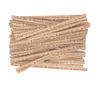 SOLUSTRE Bridas Reutilizables Cierre Seguro 1000 para Bolsas de Papel Kraft de 10 Cm Alambre de Hierro y en Halloween para Envoltorios de Obsequio Manualidades