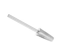 SOLUSTRE Broca para Pulir Uñas de Acero Tungsteno Plata, Herramienta para Eliminar Piel Muerta y Lijado sin Polvo, Adecuado para Manicura Profesional en Salón