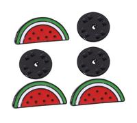 SOLUSTRE Broche de Fruta de Sandía 3 Piezas Esmaltadas Diseño Ligero para Solapas y Mochilas en Eventos Escolares y Cumpleaños