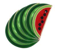 SOLUSTRE Broche de Sandía Esmaltado 5 Piezas, Pin para Chal y Suéter Mujer, Accesorio Colorido de Fruta, Adecuado para Fiestas, Cumpleaños y Celebraciones, Diseño Creativo y Divertido